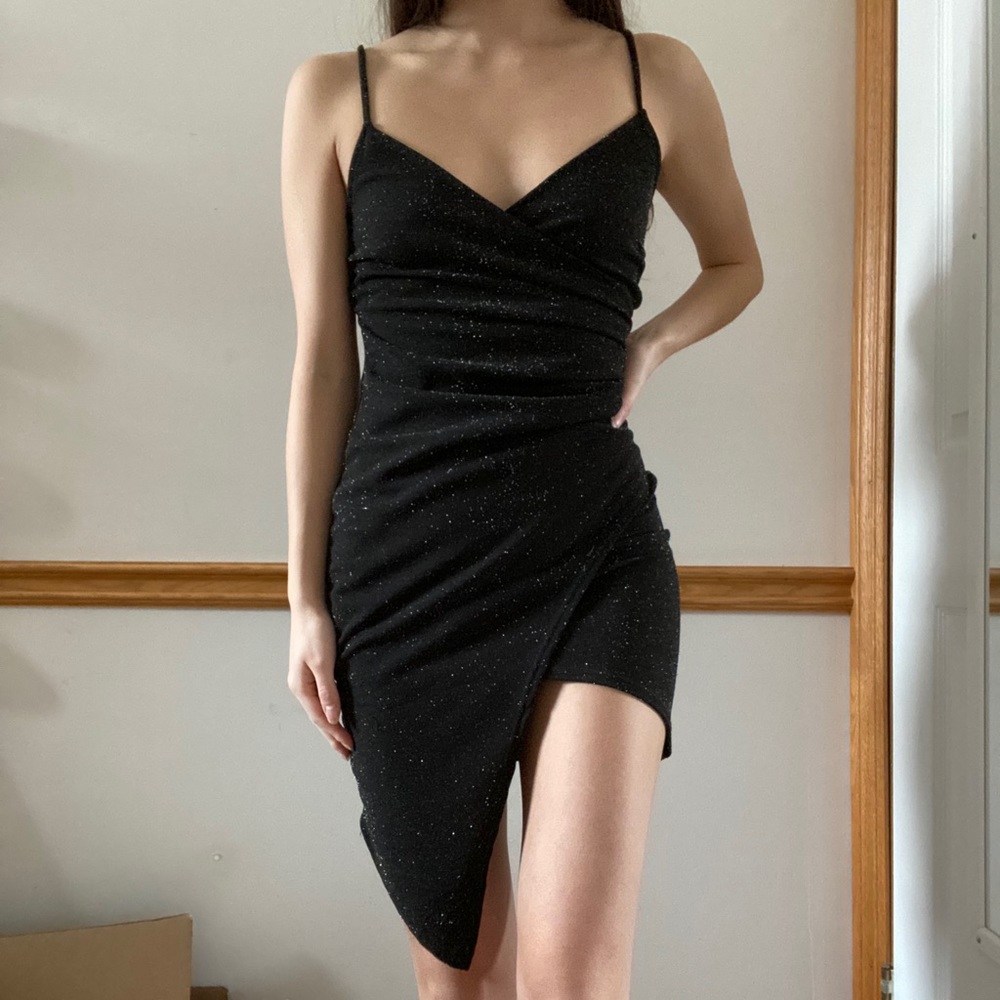 Black sparkly formal dress